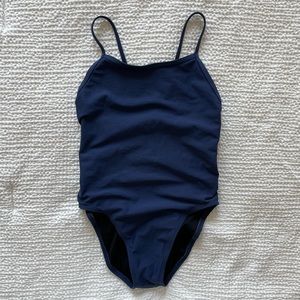 Jolyn Chevy One Piece Swimsuit / Onesie Size 28 Navy Blue